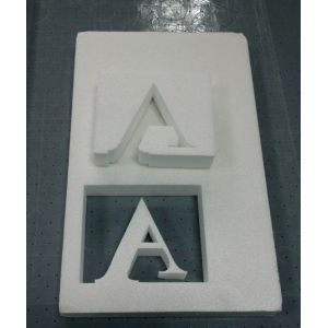 China Advertising POP display stand sample die-less cutting machine on sale