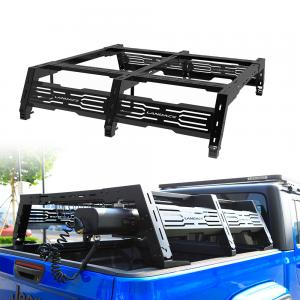 China Offroad F150 Pickup Bed Rack System Q235B With Cargo Basket factory
