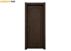 China 45mm Walnut Veneer Painting Solid Plain Wooden Door on sale