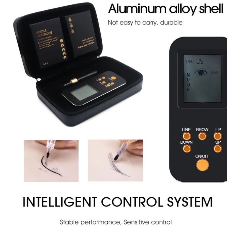 Permanent Makeup Digital Microblading Tattoo Machine 15 speed adjustment
