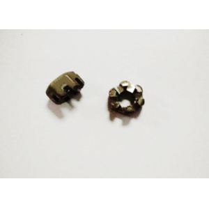 Buy cheap Environmentally Friendly Thickening Slotted Hex Nut , M18 X 1.5 Slotted Lock Nut from wholesalers