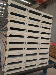 China Polyurethane PUR Sandwich Panel Wall Roof 50mm 75mm 100mm 125mm factory