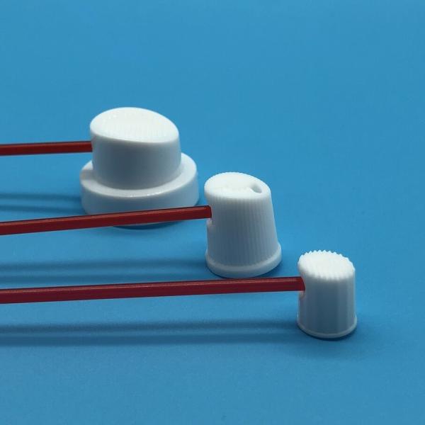 Spray valve mounted on aerosol can demonstrating proper installation