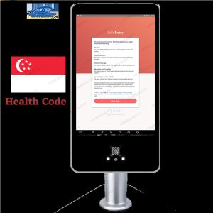 HF80C Italy Verificy C19 Health Code Scan Device Face Recognition Health Code