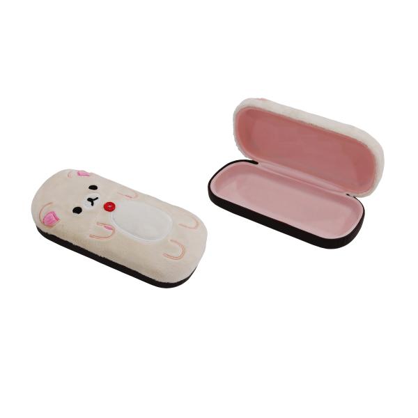 Cute PU Custom Pattern Hard Eyeglass Case