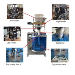 China 80bags/min Powder Sachet Packaging Machine ODM Ice Cream Auger Filler factory