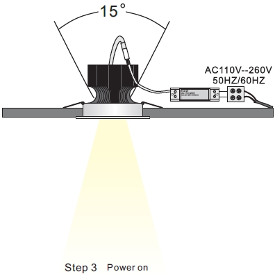 Multi-Angle COB Led Downlight CRI 80 10 Watt For Commecial Lighting