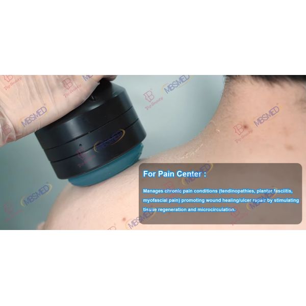 500W Focused Shockwave Therapy Machine for Pain Relief 0.40mj/mm2