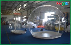 China Clear Inflatable Tent Pvc Tarpaulin Lawn Party Tent Inflatable Car Cover Logo Printing on sale