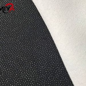 100% Polyester Plain Woven Shirt Collar Fusing Interlining 75D 100D