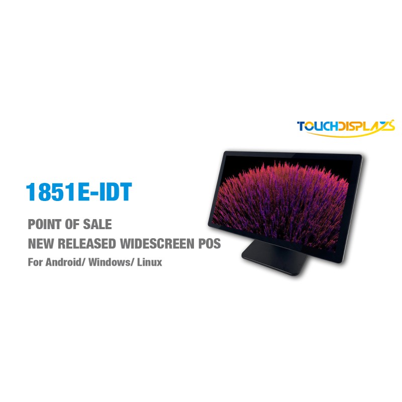 1920x1080 PCAP zero bezel Touch Screen POS Machine