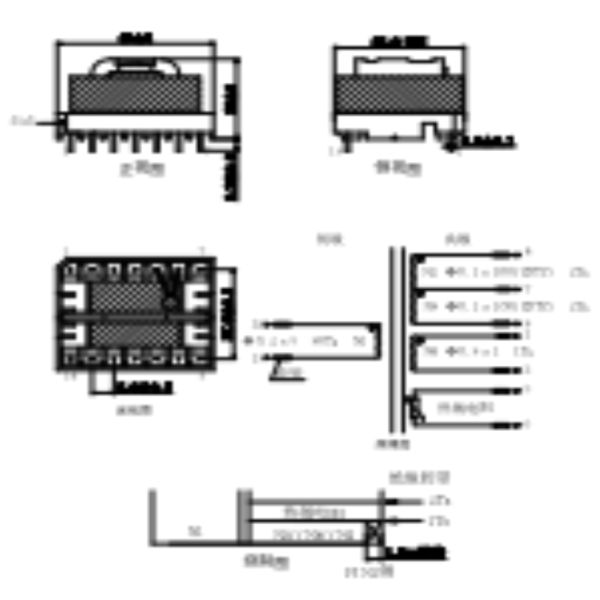ETD34 High Frequency Transformer Manufacture Customized DW7015