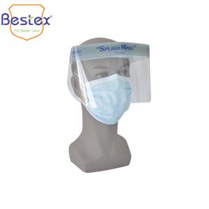 China Surgical Mask Medical PET Fogproof Clear Face Visor factory
