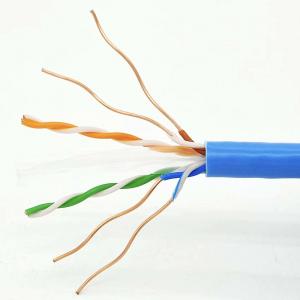 China Cat6 Ethernet Cable 1000ft 23AWG Insulated Solid Bare Copper Wire UTP Unshielded factory