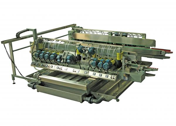 China Glass Straight Line Edging Machine Double Sides Glass Edger For Architecture Glass factory