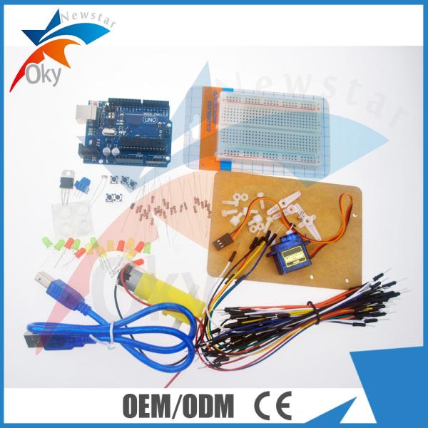China UNO R3 Based Starter Kit For Arduino , Flexible Electronics Learning Kit factory
