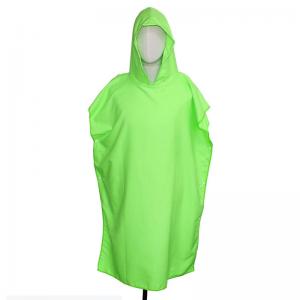 China Customized Hooded Changing Microfiber Poncho Towel For Adults on sale