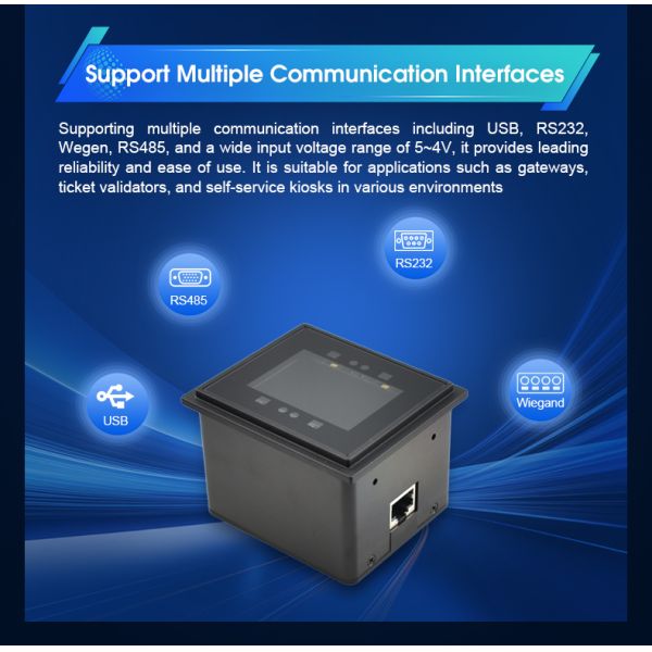 IP65 Rated LV4500 Pro - Rugged Industrial Fixed Mount Scanner