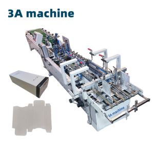 China 1200 KG Mechanical Driven Type Fully Automatic Folder Gluer Machine for Cigarette Box factory