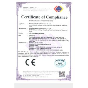 Shenzhen Redsun Electronics Co., Ltd Certifications