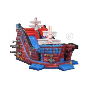 Buy cheap Galleon Style Commercial Grade Inflatable Water Slide For Adults / Children from wholesalers