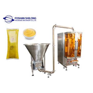 China Automatic Sachet Liquid Packing Machine for Ketchup Honey Salad Sauce factory