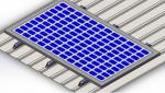 Metal Roof Solar Mounting Modules support Structure 20kw Solar Panel System Pole