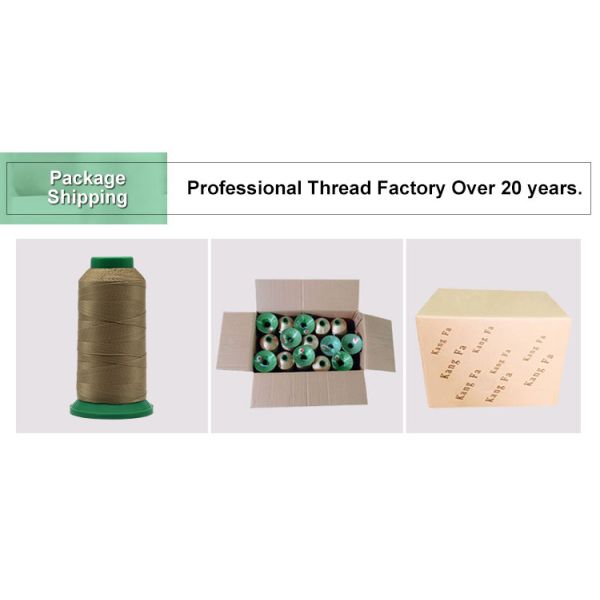 90 High Tenacity Bonded Thread Polyester Ring Twisted or TFO Twisted 100g Industrial Tex