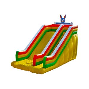 Rabbit Children Fun Park Inflatable Animals Slide For Rentals
