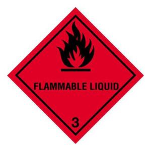 China Danger Flammable Liquid Sign factory