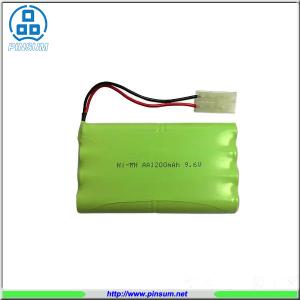 China Ni-MH AA1200X8 9.6V Rechargeable battery factory