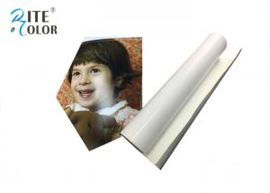 China Water Based Inks Resin Coated Photo Paper , Wide Format Inkjet 240Gsm Photo Luster Paper factory