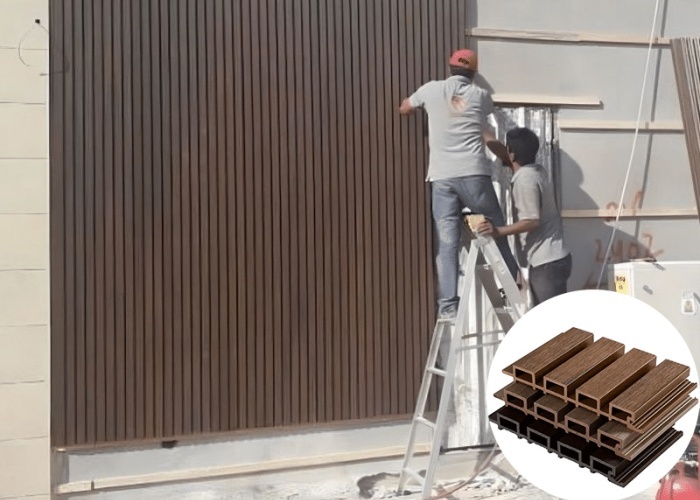 First Gen WPC Wall Panel Moisture Resistant Weather Proof Outdoor Wall Cladding