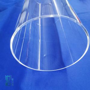 China Resistance High Temperature Customizable Size Quartz Glass Tube Fused Silica Transparent Quartz Tube factory