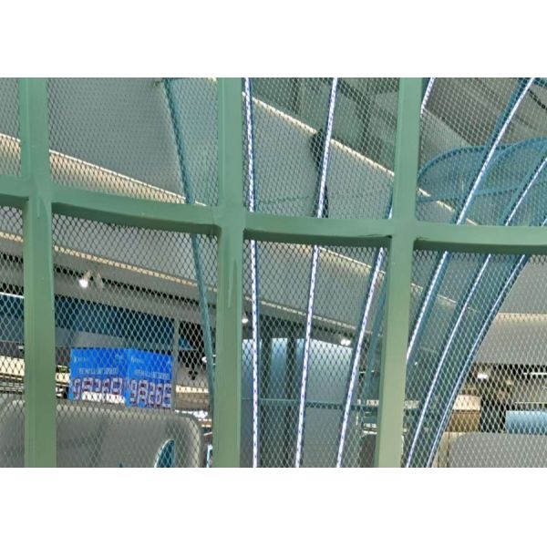 Stainless Steel Wire Rope Mesh with 42mm*42mm Mesh Size in Expanded Style for Corrosion Resistant Zoo Rope Netting