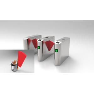 China Waterproof Flap Turnstile Gate RFID Card Reader For Train Station Access Control factory