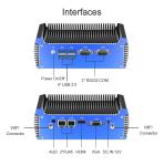 Dual LAN Dual COM Intel Fanless Mini PC With DDR3 RAM Up To 8GB Linux And mSATA