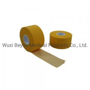 China 1 2 1 1 2 Yellow Athletic Tape Cotton Adhesive Trainers factory