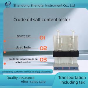 China SH6532A Crude Oil Topped Crude Oil Cracking Residue Oil Salt Content Tester Dual Hole factory