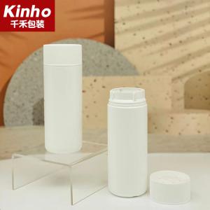 China 200ml Round HDPE Empty Baby Talcum Powder Bottles With Sifter Cap 100 Grams factory