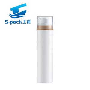 China 100ml 150ml Cosmetic PP Plastic Airless Pump Bottles For Facial Cleanser factory