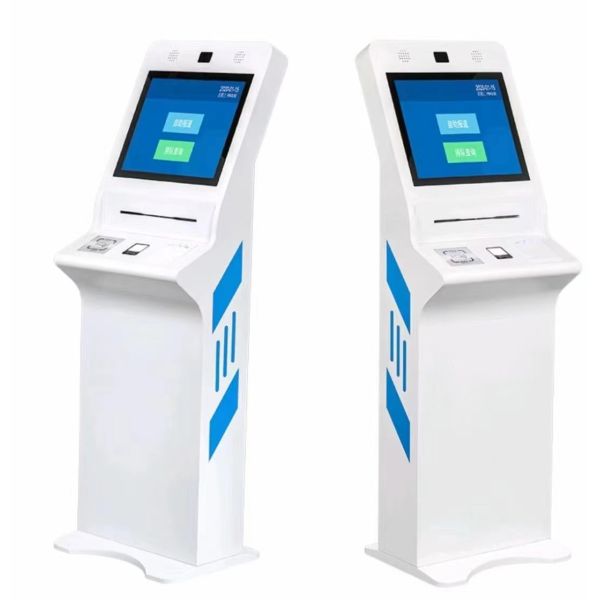 24 Inch Interactive Touch Screen Kiosk System With Receipt Printer ID Card