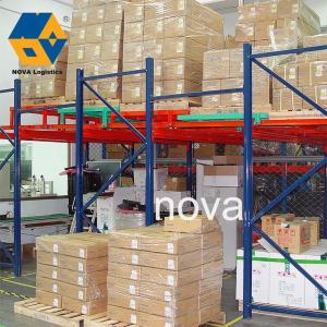 Boltless Push Back Pallet Racking System Up To 4000KG/ Layer