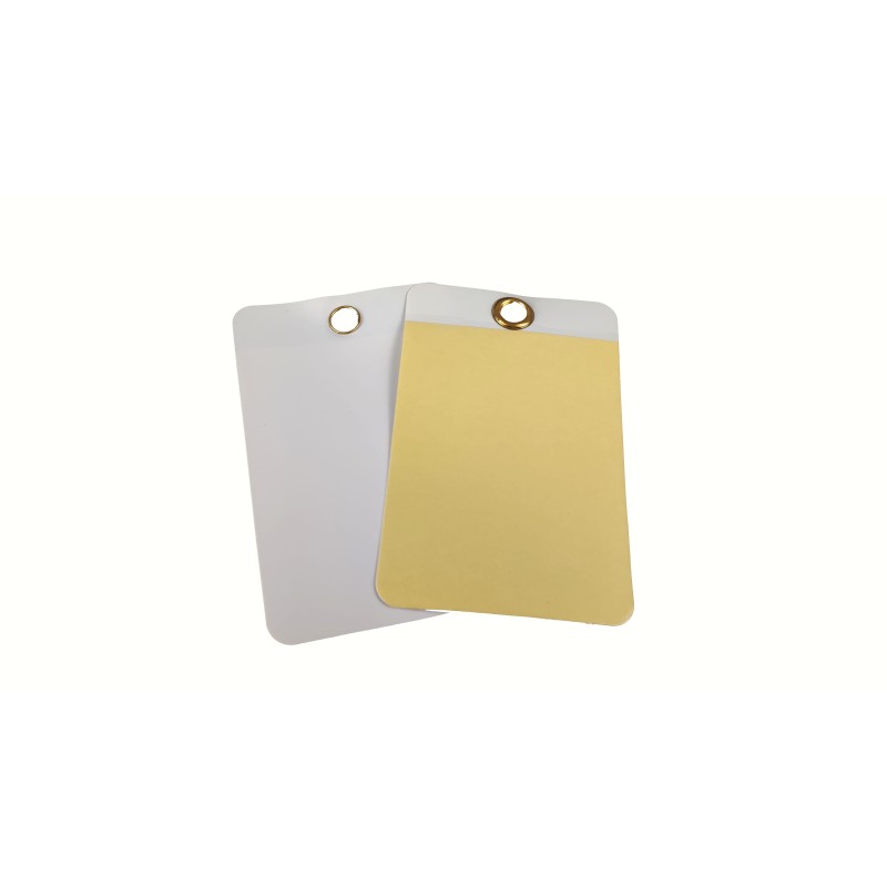 Self Laminated Danger Tag Write-on PVC Durable Waterproof Writable Plastic Tag