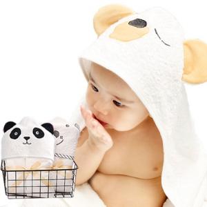 China Super Absorbent Baby New Born Towel Animal Little Bamboo Hooded Towel factory