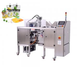 China Automatic Bag Feeding Liquid Packaging Machine Stand Up Pouch Spout Pouch Juice Sauce on sale
