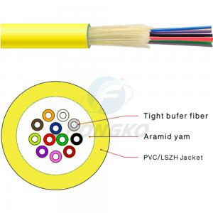 China 12F 12 Core CCTV Camera Cable Indoor Flame Retardant Cable 6mm on sale