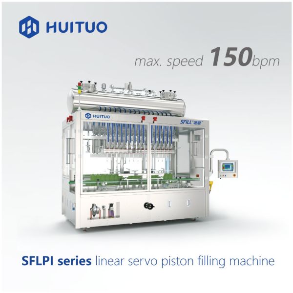 Automatic Piston Servo Filling Machine 150bpm For Honey And Syrup