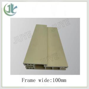 China Composite Hollow Waterproof Bathroom Door Frame PVC Laminted factory