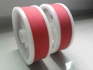 China High Load Capacity Rubber Coated Nylon Wheel With Shock Absorption factory